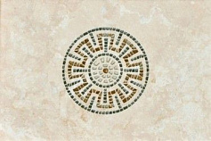 Шахтинская плитка Омега беж декор 02 бежевый 