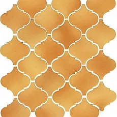 Керамическая плитка арабески майолика желтый 26x30