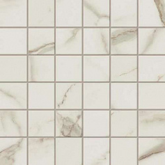Атлас Конкорд Empire Calacatta Diamond Mosaic белый 