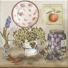 Керамическая плитка Декор Пикарди Кухня hgd\a245\17000 15x15