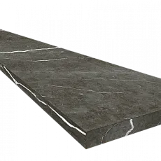 Ступени coliseumgres Микеланджело/ michelangelo Дарк Угловая Правая 620070002493 Черный 33x120