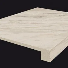 Ступени Портофино Белый Ступ.45 Фронт Шлиф 33x45