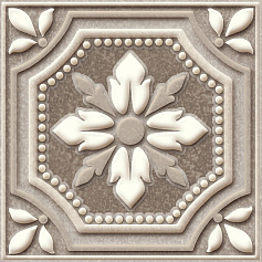 Керама Марацци Вставка Пьяцца матовый серый 