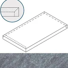 Ступени СИЛВЕР Х2 СТУП.33x60 УГЛ.ЛЕВ 33x60