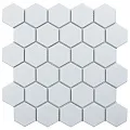 Мозаика Хексагон small Вайт Матт 26,5x27,8