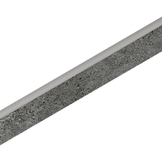 Плинтус Италон Магма Графит 610130001624 серый 7.2x60