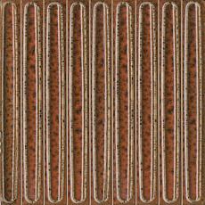 Керамическая плитка Декор kerama marazzi kmd2sob007bn чипсет Далия оранжевый глянцевый 20x20