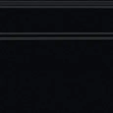 Керамическая плитка Плинтус Синтра черный обрезной 20x40