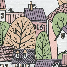 Керамическая плитка Декор kerama marazzi os\a222\5009 Городок 1 матовый 20x20