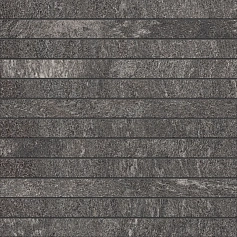Мозаика estima tn02 Трамонтана fascia anthracite серый 30x30