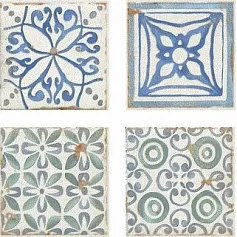 Керамическая плитка Вставка Виченца Майолика hgd\a181\5246 4,9x4,9