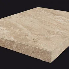 Ступени Портофино/ portofino Беж Ступ.45 Угл.лев Шлиф 33x45