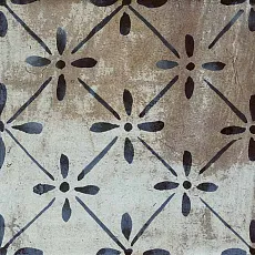 Керамическая плитка Декор Довиль 4 глянцевый 9,8x9,8