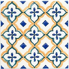 Керамическая плитка Вставка kerama marazzi stg\a491\1146h Капри майолика 9.8x9.8