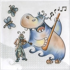 Керамическая плитка Декор kerama marazzi vt\a480\5232 Симфония 1 глянцевый 20x20