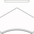 Керамогранит Бортик Италон Дискавер/ discover x2 fume bordo angolare round 60x60 60x60