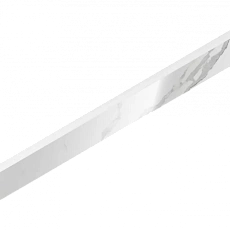 Плинтус Италон Стелларис/ stellaris Статуарио Уайт Люкс 610130007472 Белый 7.2x80