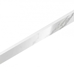 Плинтус Италон Стелларис Статуарио Уайт Люкс 610130007472 белый 7.2x80