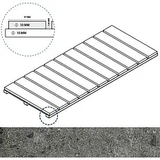 Керамогранит грэй решётка стрим 10 25x60