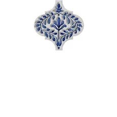 Керамическая плитка Декор Арабески Майолика 1 6,5x6,5