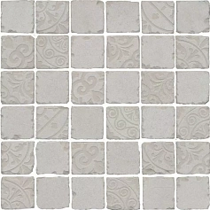 Керамическая плитка Декор kerama marazzi sbm005\dd640320 Про Фьюче серый светлый мозаичный 30x30