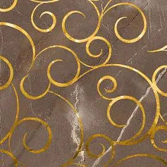 Керамическая плитка Миланезе Дизайн декор флорал марроне 20x60