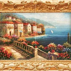 Керамическая плитка Травер decor mediterraneo (4 шт) 63,2x90