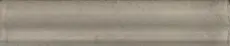 Керамическая плитка Бордюр kerama marazzi bld058 Багет Монтальбано серый матовый 3x15