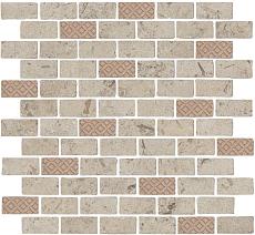 Керамическая плитка Декор kerama marazzi mbd015 Про Лаймстоун Антика 3 мозаичный бежевый матовый 30x32