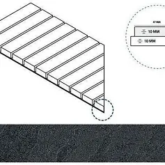 Керамогранит титанио решётка стрим 10 лев 25x60
