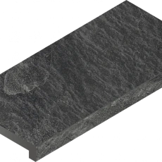 Ступени Италон Материя x2 Титанио 120 угловая правая 620070002846 черный 33x120