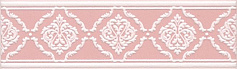 Керама Марацци Бордюр Петергоф розовый STG\C562\6306 розовый для ванной
