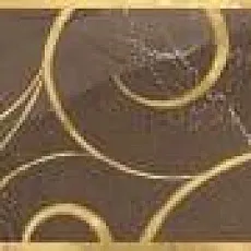 Керамическая плитка Миланезе Дизайн/ milanese design Бордюр Флорал Марроне 6x60