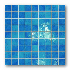 Tubadzin Majolika 17 square мозаика синий для ванной для кухни