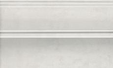 Керамическая плитка Плинтус Левада серый светлый 15x25