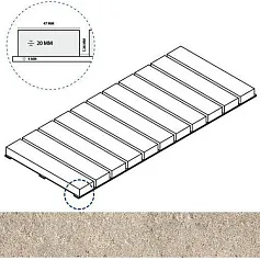 Керамогранит дезерт решётка стрим 20 25x60