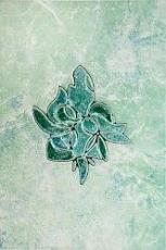 Керамическая плитка пьетра декор бирюзовый 20x30