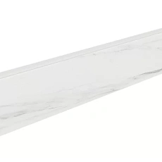 Плинтус estima sm01 Аметис Суприм Платинум белый полир. 7x60