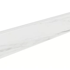 Плинтус estima sm01 Аметис Суприм Платинум белый полир. 7x60