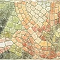 Керамическая плитка Бордюр Летний сад Лилии лаппатированный hgd\a148\880l 5,7x30