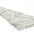 Ступени coliseumgres Брера/ brera Уайт Угловая Левая 620070002484 Серый 33x120