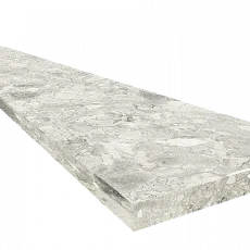 Ступени coliseumgres Брера/ brera Уайт Угловая Левая 620070002484 Серый 33x120