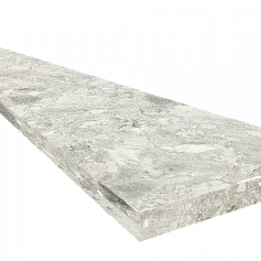 Ступени coliseumgres Брера Уайт угловая левая 620070002484 серый 33x120