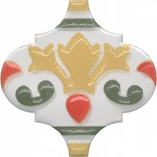 Керамическая плитка Декор Арабески Майолика орнамент os\a28\65000 6,5x6,5