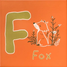 Керама Марацци Декор Kerama Marazzi OS\A224\5108 Зоопарк F матовый оранжевый 