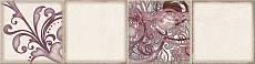 Керамическая плитка faenza wine ornament frise 1 15,6x63