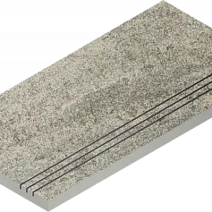 Керамогранит Бортик Нордика Сильвер грип 620090001066 серый 30x60