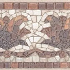 Керамическая плитка Бордюр Пантеон лаппатированный hgd\a232\6000l 7,7x25