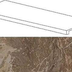 Ступени Привиледж Мока Фронтальная 33x120