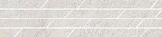 Керамическая плитка Бордюр kerama marazzi sg144\003t Гренель серый светлый мозаичный 9.8x46.8